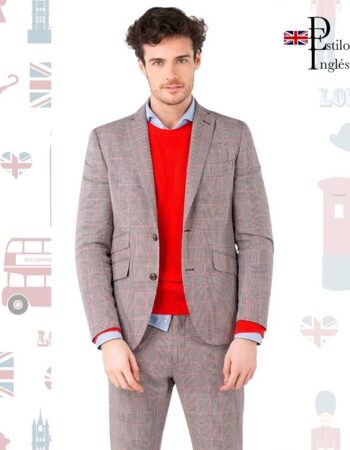 El Ganso Americana Cuadro Gales Beige