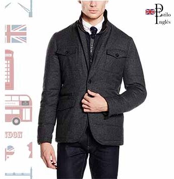 Hackett London Lana de Estilo Inglés