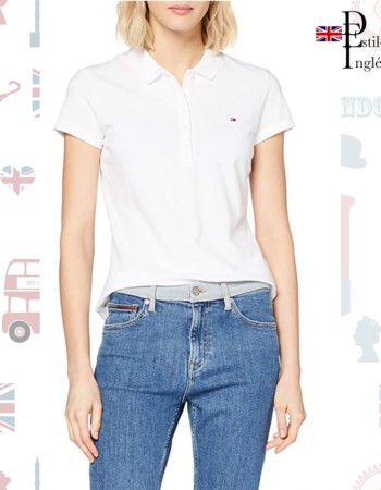 TOMMY HILFIGER polo de mujer de estilo inglés