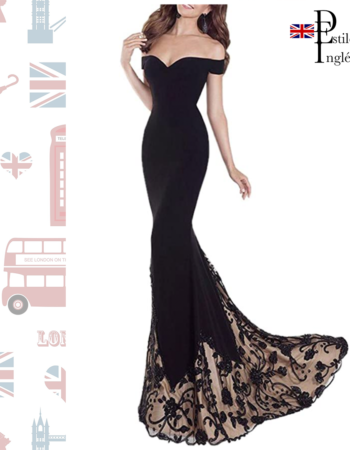 Elegante vestido de noche