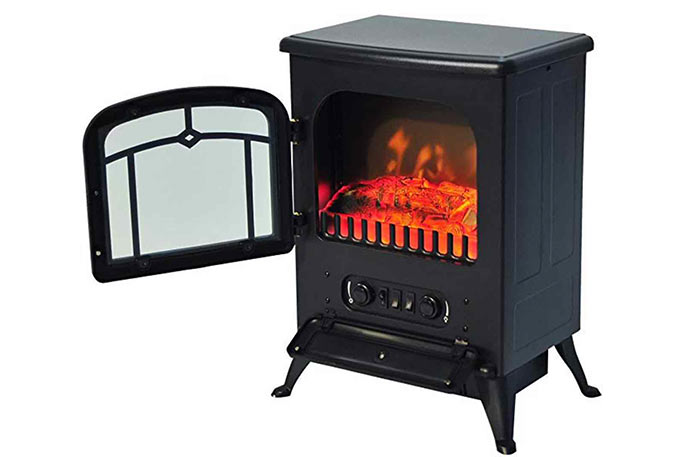 Chimenea Eléctrica con Efecto Leña de estilo inglés