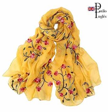 Pasmina verano De Estilo Inglés