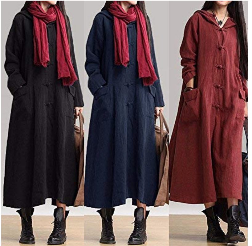 Vestidos casual largos de estilo inglés