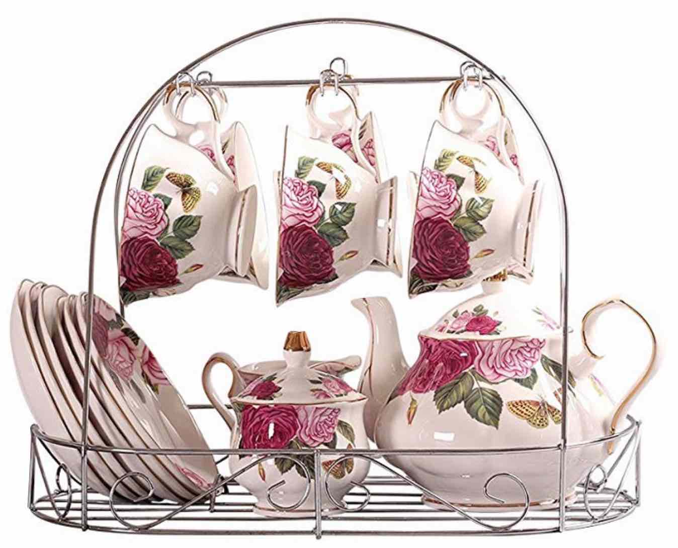 15 Piezas Juego De Té Clásico