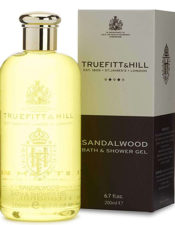 Truefitt & Hill Sandalwood Bath & Shower Gel 200ml. Afeitado clásico. Barberías inglesas